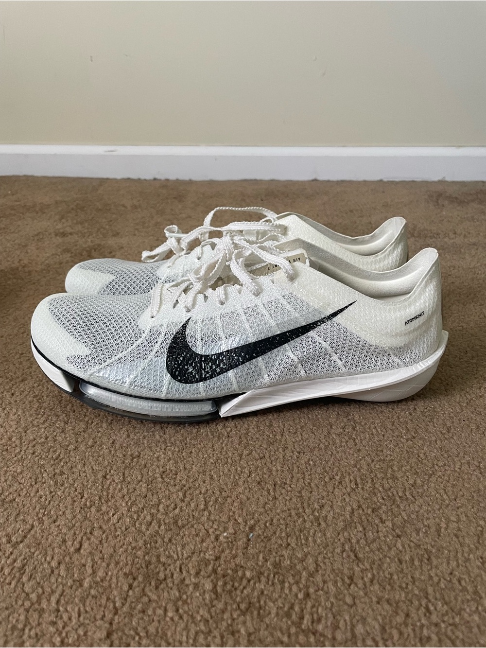Nike Air Zoom Victory 2 Jakob Ingebrigtsen White Gold (HQ3041-100) Mens Size 8.5